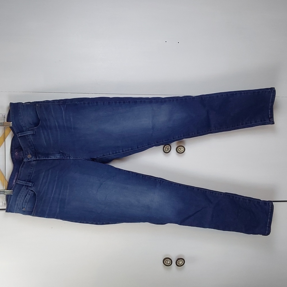 NYDJ Womens Blue Stretchy Denim jeans Soft CONTEMPORARY Sz.12
